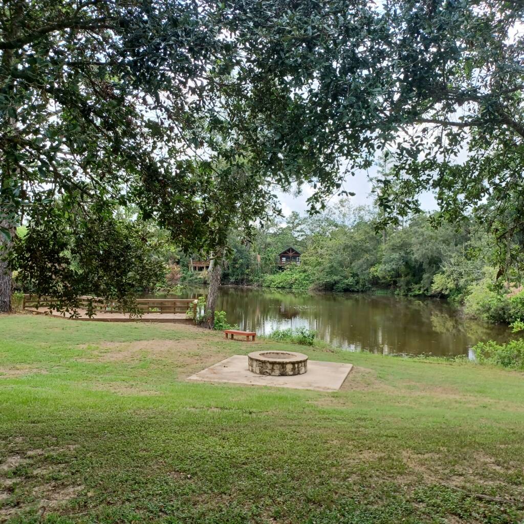 Fire Pit and Lake